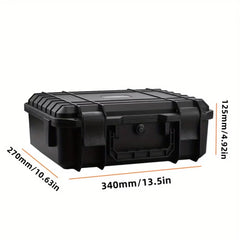 1Pc Waterproof Hard Carry Case Bag Tool Case with Pre-Cut Sponge Storage Box Safety Protector Organizer Hardware Toolbox