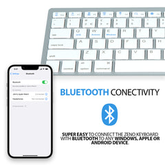 NEW SLIM WIRELESS BLUETOOTH KEYBOARD for IMAC IPAD ANDROID PHONE TABLET PC UK