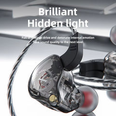 X2 In-Ear Sports Ear Wrap HIFI Heavy Bass Wired Mobile Phone Music Headphones Super Clear Sound Quality Gaming Headphones