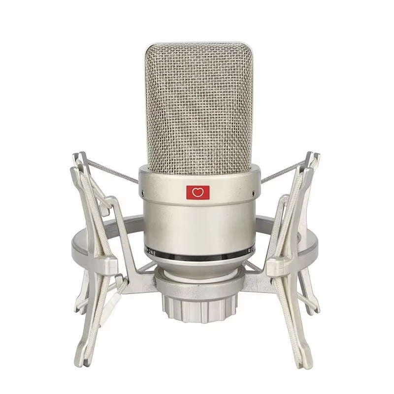 Metal Condenser Microphone for Laptop/Computer Professional Microphone for Recording Studio Vocals Gaming Podcast Streaming
