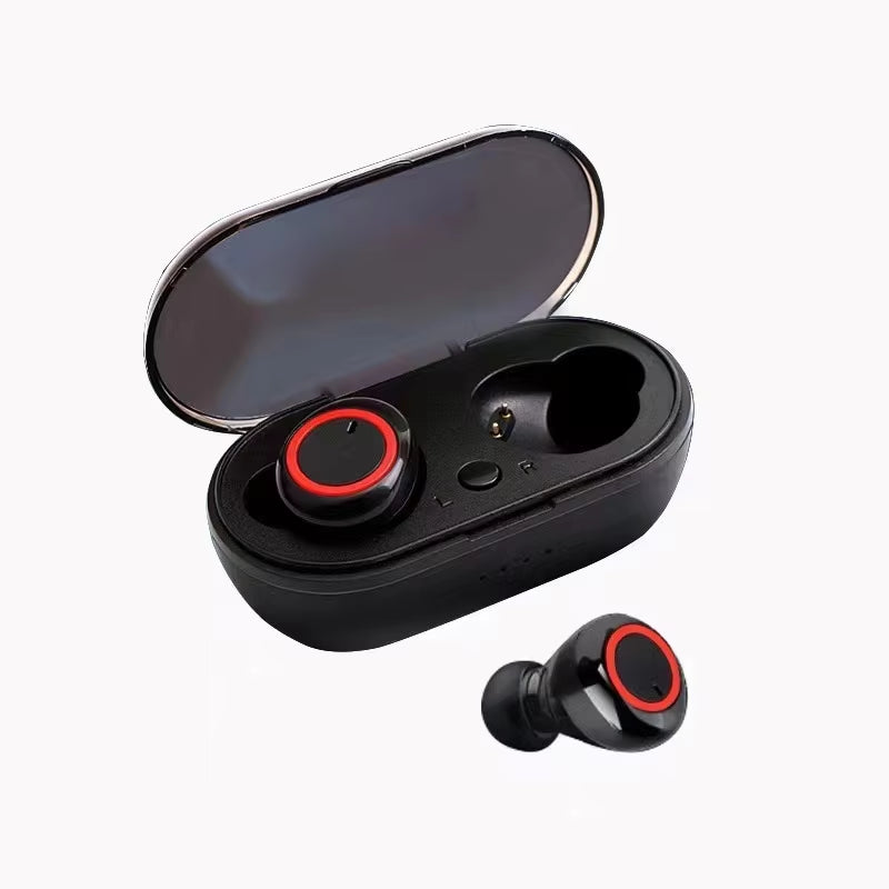 Y50 Wireless Bluetooth Headphones Hifi Stereo Noise.Cancelling Earbuds in Ear Touch Headsets Music Sport Earbuds for Smartphones
