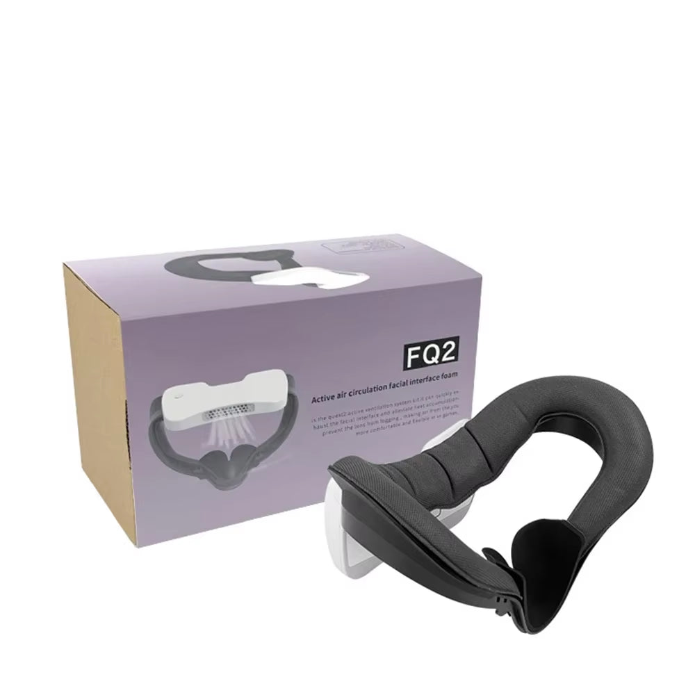 Cooling Fan for Oculus Quest 2 VR Headset Active Ventilation Air Circulation Breathable Facial Interface Pad Quest2 Accessories
