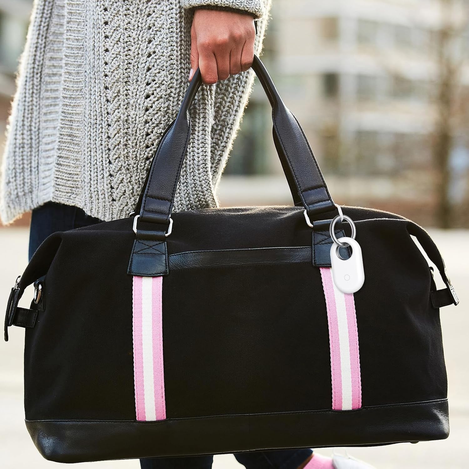 4 Pack Case Compatible with Galaxy Smarttag2 Holder, Soft Silicone Case with Keychain Anti-Lost Scratch Resistant Protective Cover Accessory for Samsung Galaxy Smart Tag2