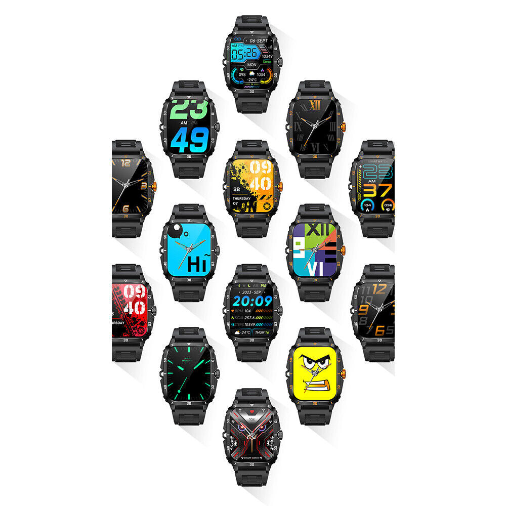 Smart Watch Men Women Fitness Tracker Blood Pressure Heart Rate Sport Watches UK