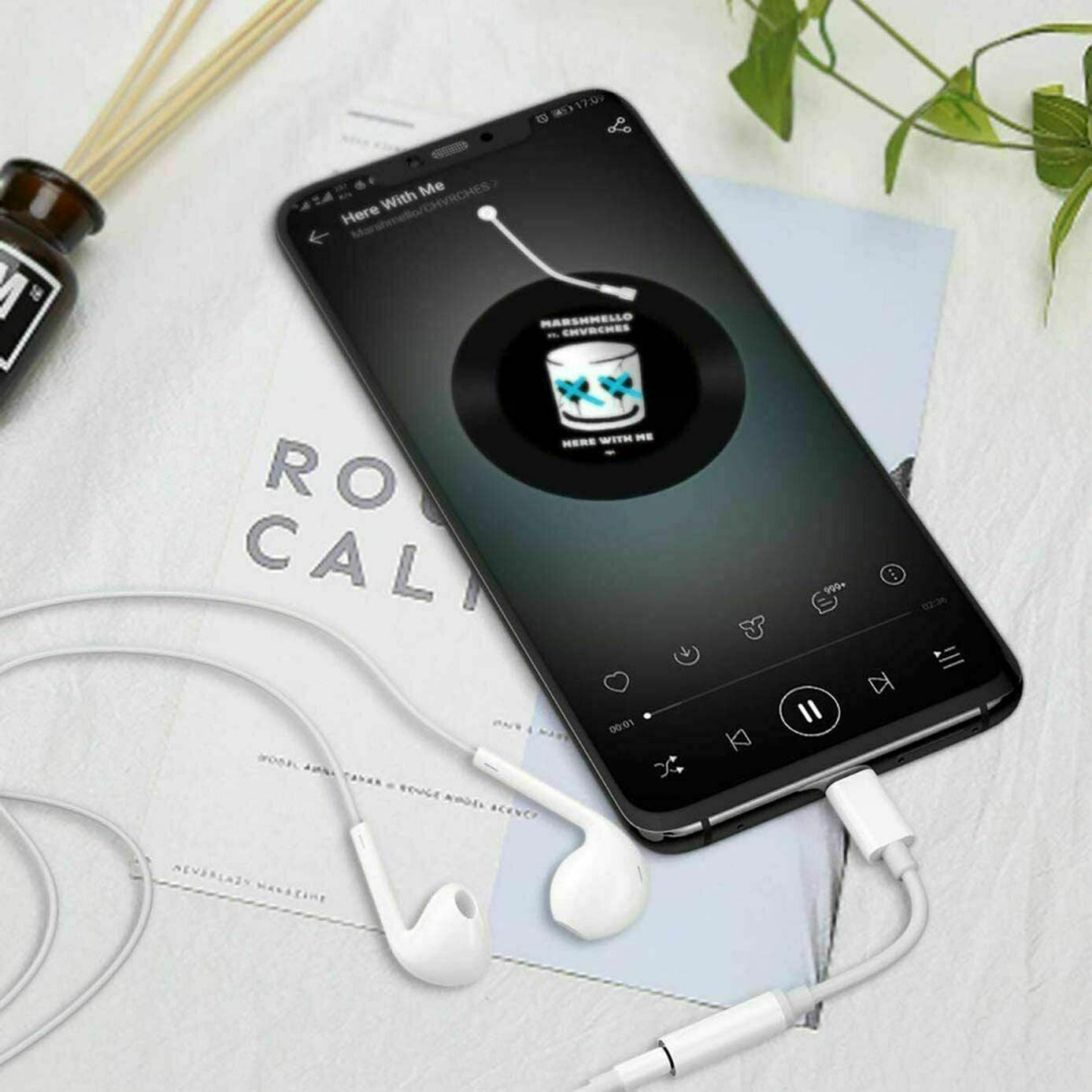 SAMSUNG GALAXY USB Type C to 3.5Mm AUX Audio Headphone Jack Adapter Huawei UK