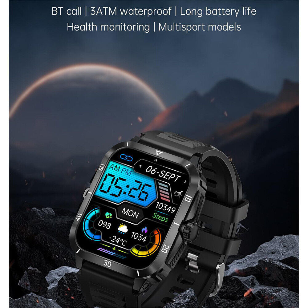 Smart Watch Men Women Fitness Tracker Blood Pressure Heart Rate Sport Watches UK