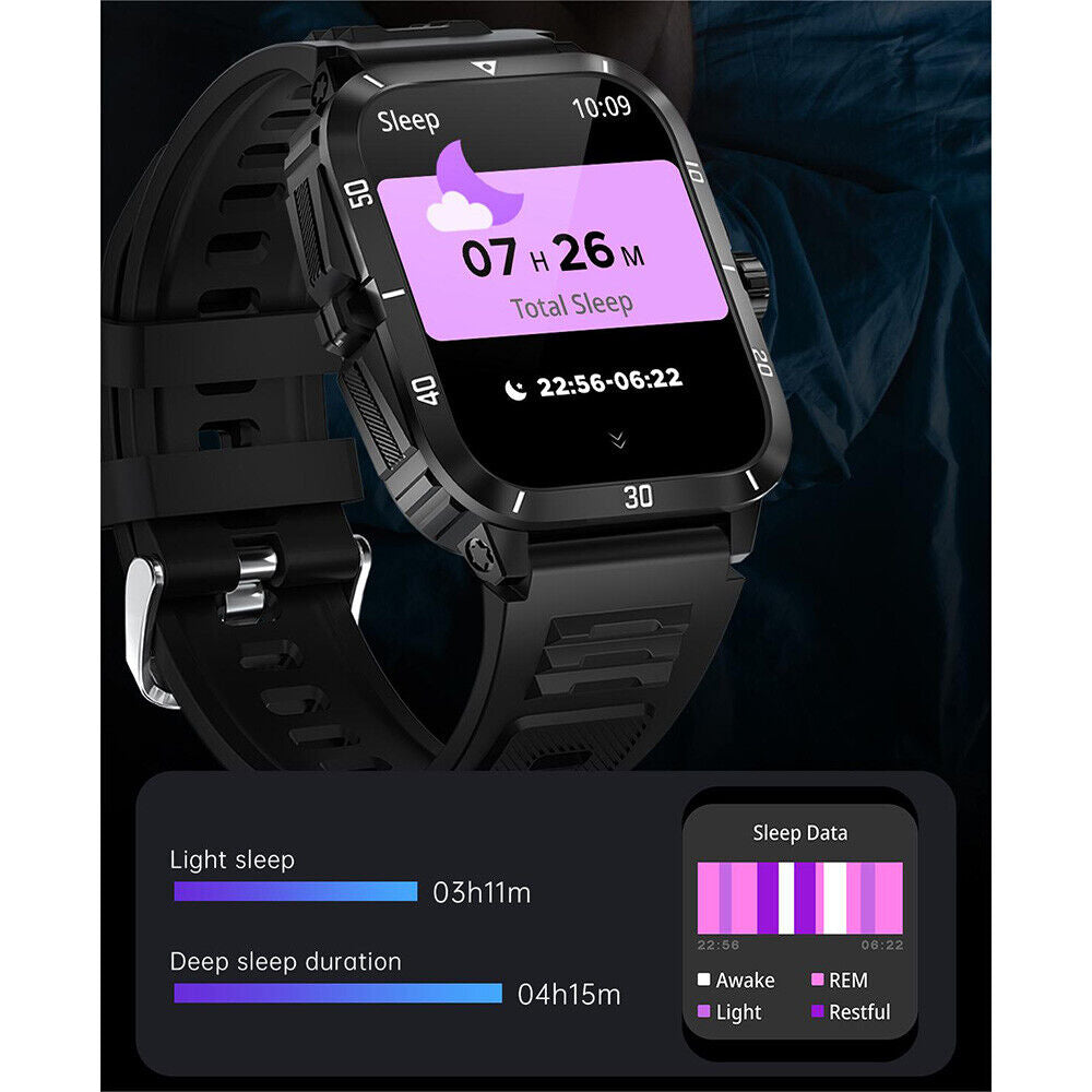 Smart Watch Men Women Fitness Tracker Blood Pressure Heart Rate Sport Watches UK