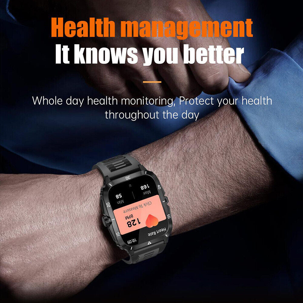 Smart Watch Men Women Fitness Tracker Blood Pressure Heart Rate Sport Watches UK