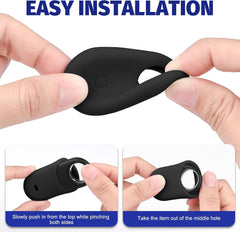 4 Pack Case Compatible with Galaxy Smarttag2 Holder, Soft Silicone Case with Keychain Anti-Lost Scratch Resistant Protective Cover Accessory for Samsung Galaxy Smart Tag2