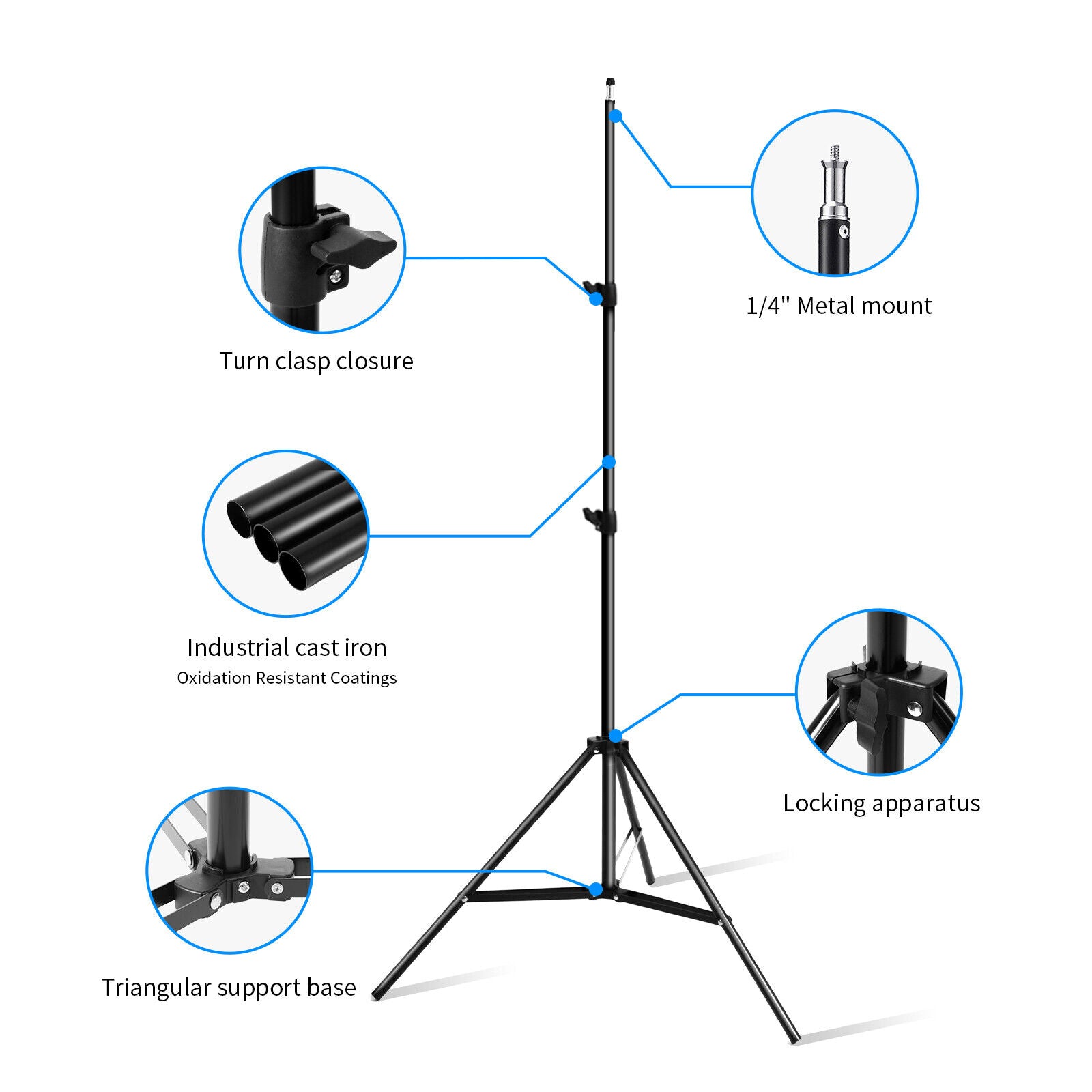2×135W Softbox Lighting Kit Photography Continuous Soft Box Light Stand Studio