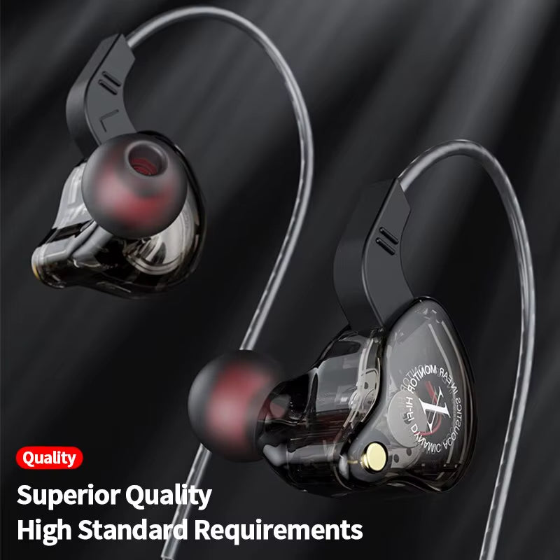 X2 In-Ear Sports Ear Wrap HIFI Heavy Bass Wired Mobile Phone Music Headphones Super Clear Sound Quality Gaming Headphones