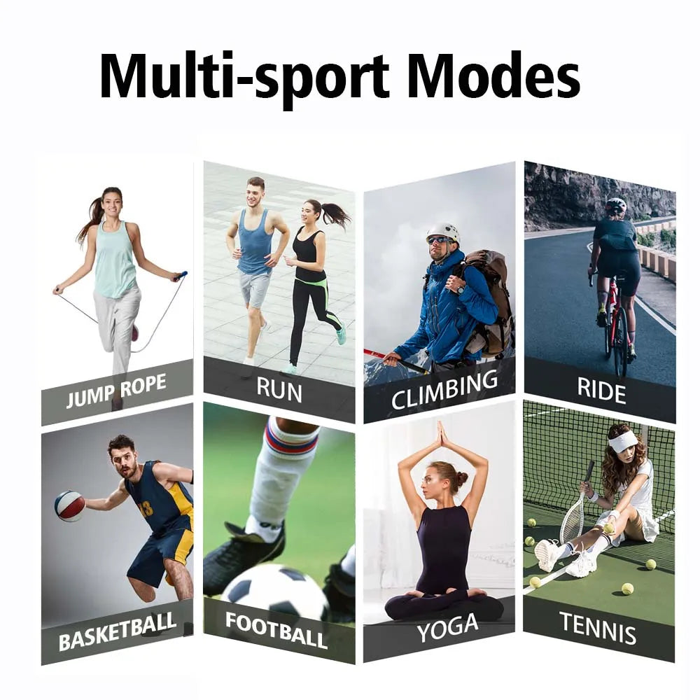 SENBONO New 1.91" Women Smartwatch Bluetooth Call Heart Rate Blood Oxygen Tracker Sport Smart Watch Women Men for IOS Androird