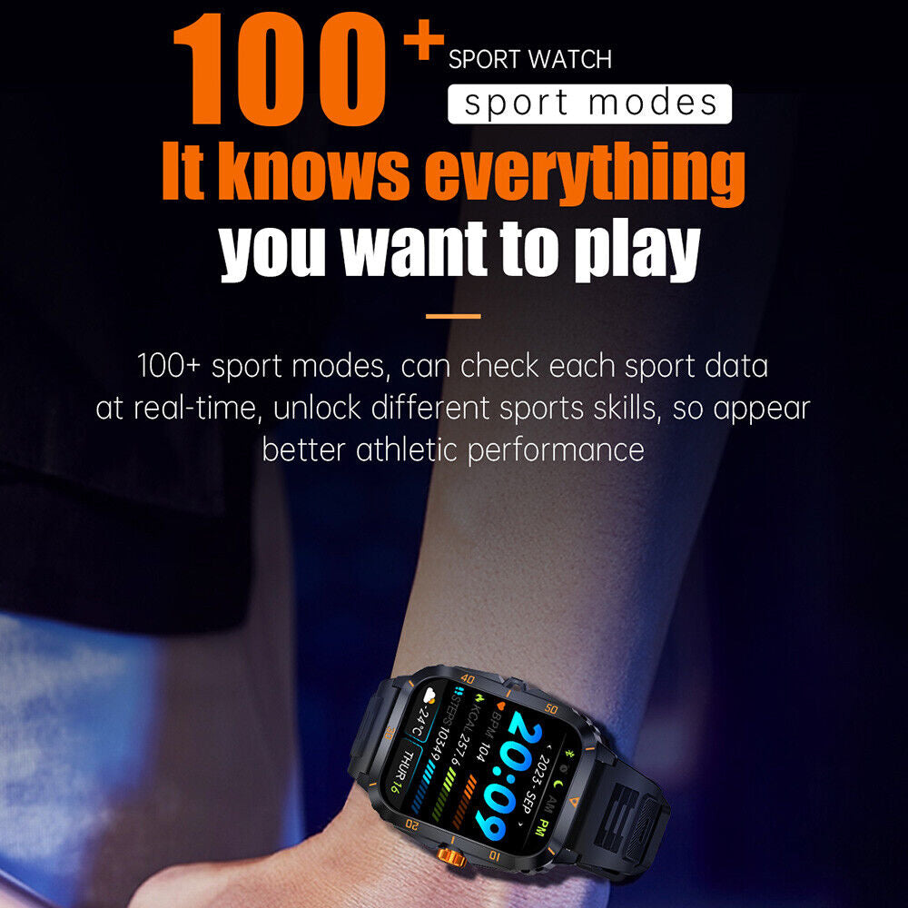 Smart Watch Men Women Fitness Tracker Blood Pressure Heart Rate Sport Watches UK