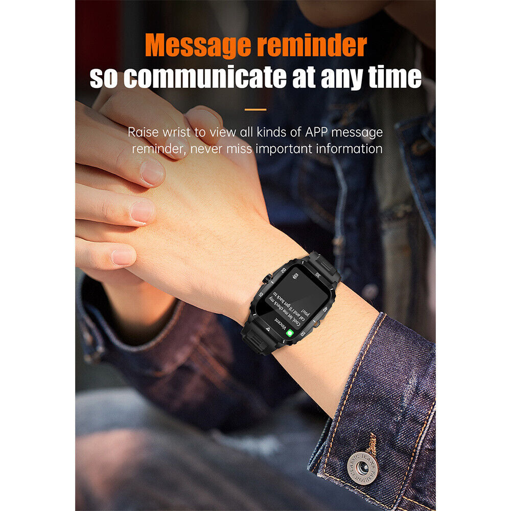 Smart Watch Men Women Fitness Tracker Blood Pressure Heart Rate Sport Watches UK