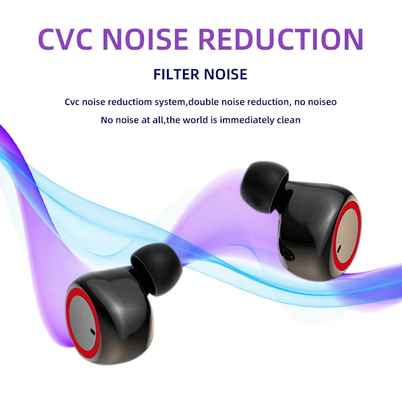 Y50 Wireless Bluetooth Headphones Hifi Stereo Noise.Cancelling Earbuds in Ear Touch Headsets Music Sport Earbuds for Smartphones