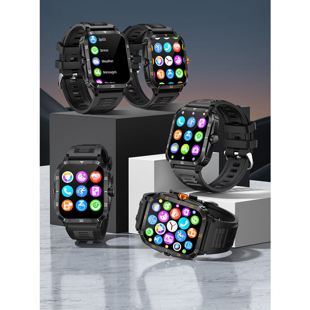 Smart Watch Men Women Fitness Tracker Blood Pressure Heart Rate Sport Watches UK