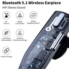 Bluetooth 5.1 Wireless Headphones Earphone Headset for Business Office Driving